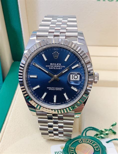 misure cinturino rolex datejust 41mm|rolex datejust 41 blue.